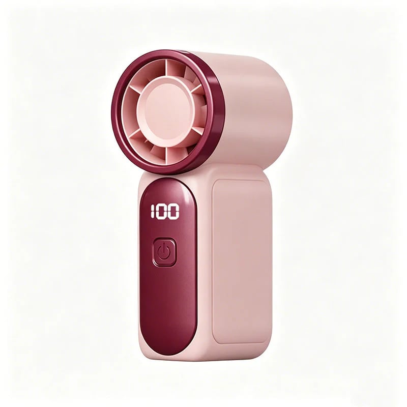 🥳2026 HOT SALE🥳💞❄️ ! Turbo Handheld Fan, 6 speeds, LED display. 3000mAh battery 🌬️✨