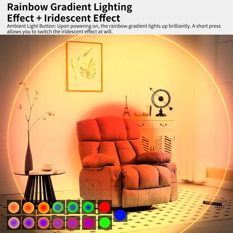 Smart Rechargeable LED Night Light  – RGB Gradient Ambient Lighting
