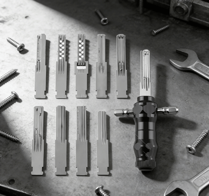 🔥🔥LAST DAY SALE 49% OFF-🔐Tubular Lock Pick Set: 9-in-1 Precision Unlocking Tool for Locksmiths