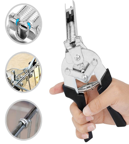 TYIIPLUS™ M-Type Hog Ring Pliers Kit – Semi-Automatic Spring-Loaded Fence & Cage Repair Tool