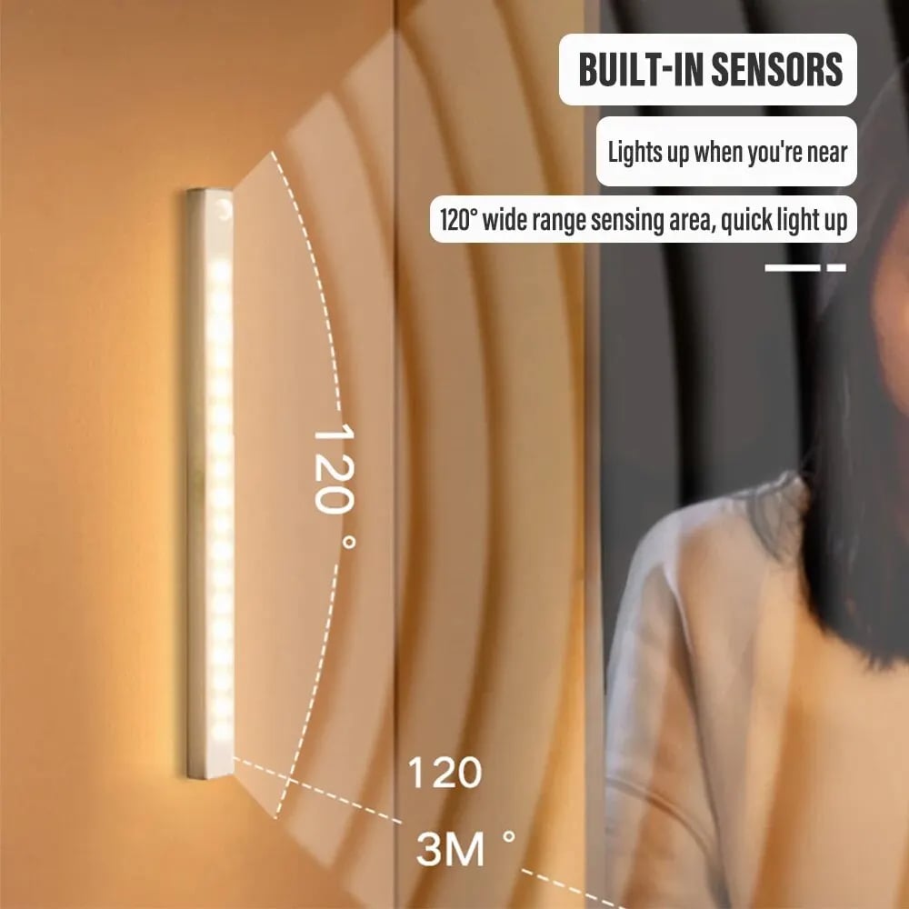 💡Punch-free Smart Sensor Magnetic Rechargeable LED Lights