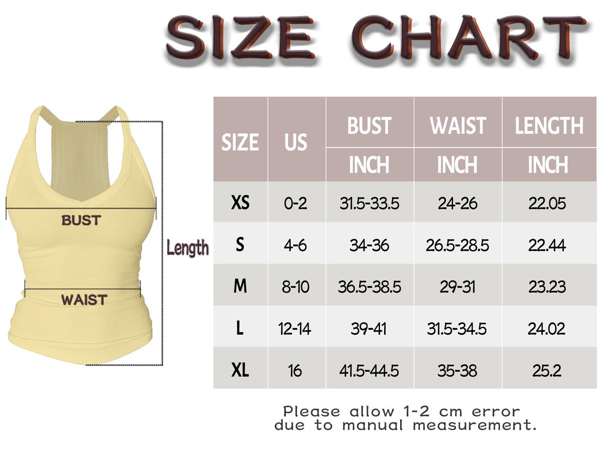 V-Neck Cotton Tank Top with Built-in Shelf Bra – Sleeveless Racerback Fitted Cami