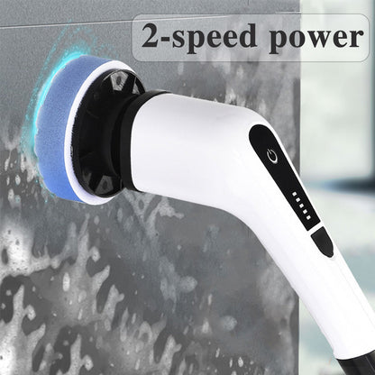 🧽⚡Electric Rotating Cleaning Brush | 7 Brush Heads · 300 RPM · IPX5 Waterproof · 2500mAh Long Battery Life · Makes Housework a Breeze