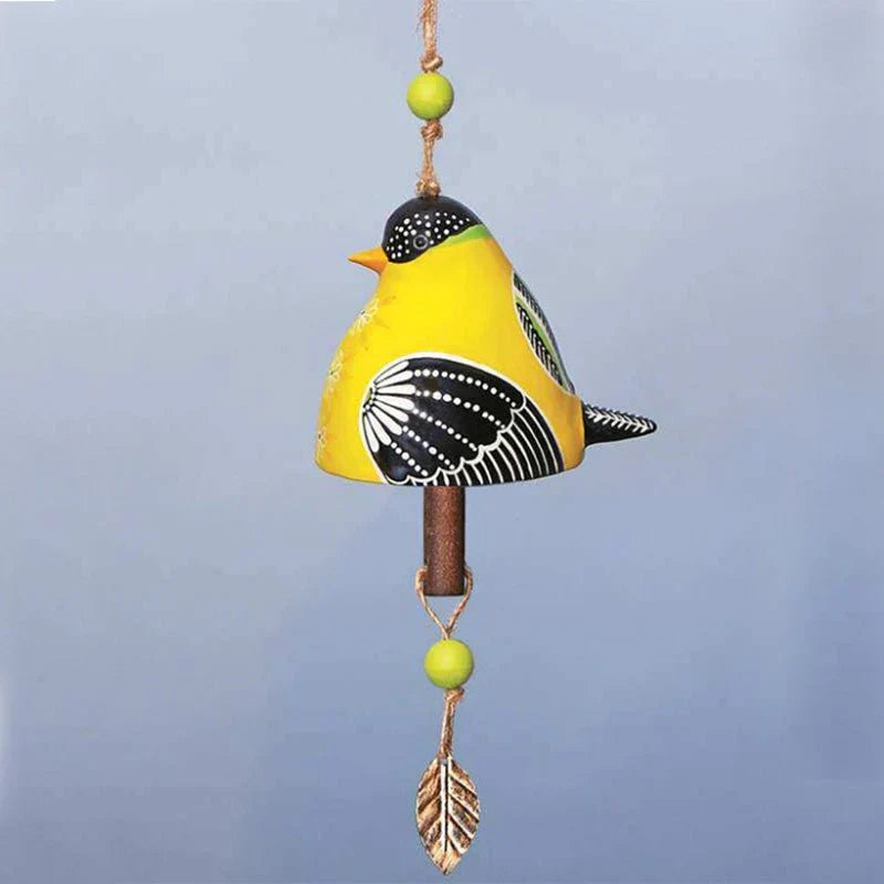 🐦Hand-Painted Ceramic Bird wind Chimes