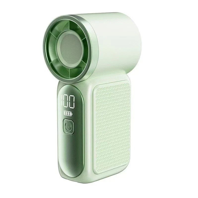 🥳2026 HOT SALE🥳💞❄️ ! Turbo Handheld Fan, 6 speeds, LED display. 3000mAh battery 🌬️✨