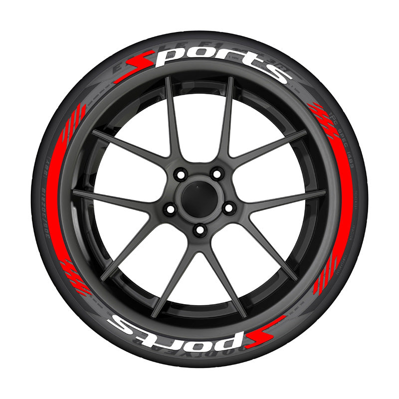 🏎️ 16PCS 3D Tire Lettering Stickers: Waterproof Universal Wheel Sidewall Decals! 🔥