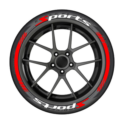 🏎️ 16PCS 3D Tire Lettering Stickers: Waterproof Universal Wheel Sidewall Decals! 🔥