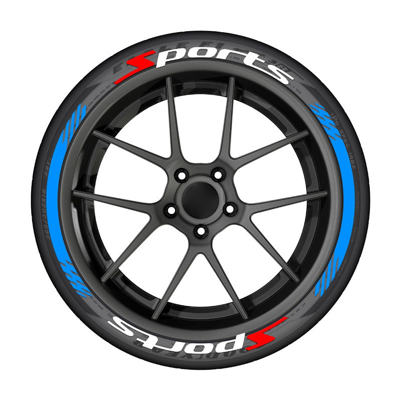 🏎️ 16PCS 3D Tire Lettering Stickers: Waterproof Universal Wheel Sidewall Decals! 🔥