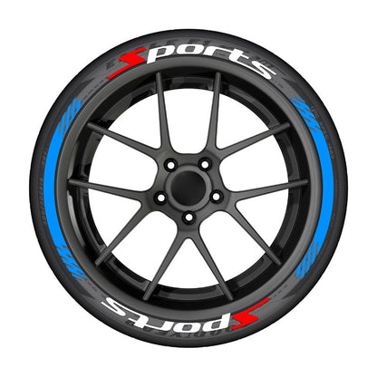 🏎️ 16PCS 3D Tire Lettering Stickers: Waterproof Universal Wheel Sidewall Decals! 🔥