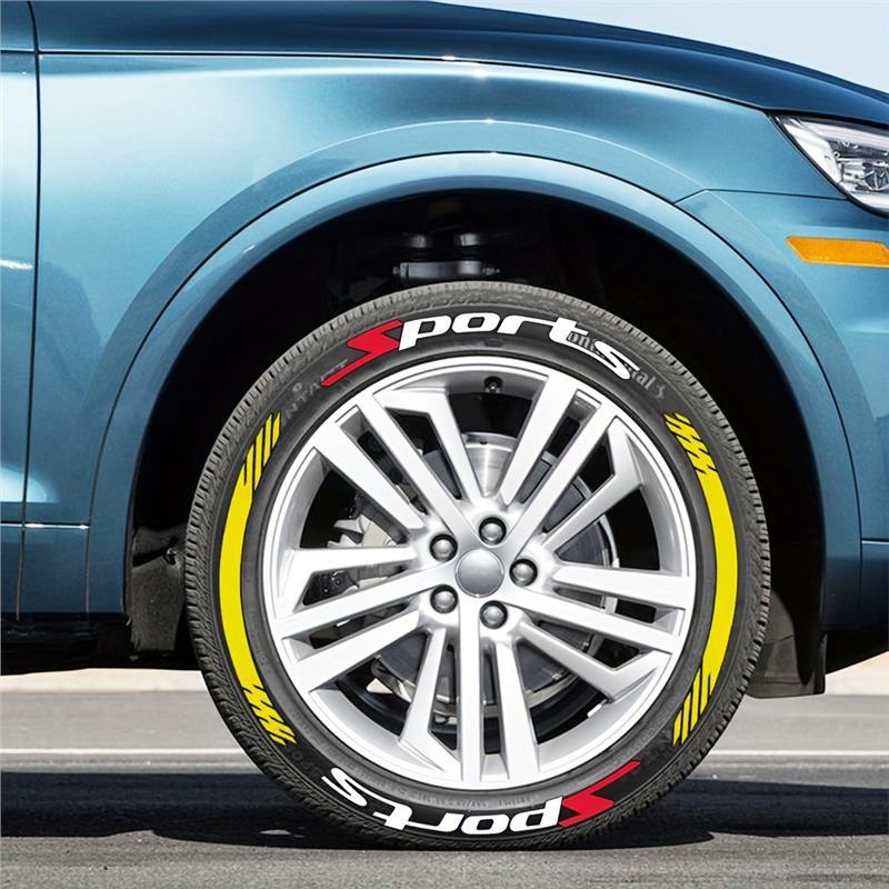🏎️ 16PCS 3D Tire Lettering Stickers: Waterproof Universal Wheel Sidewall Decals! 🔥