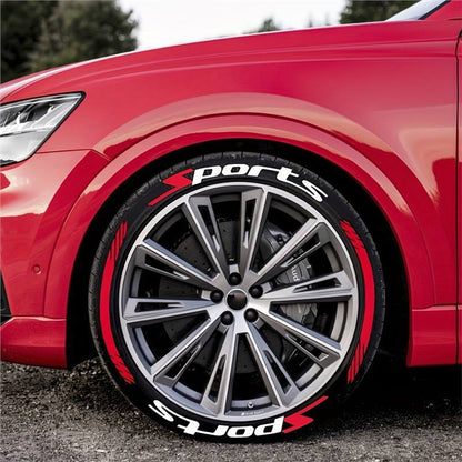 🏎️ 16PCS 3D Tire Lettering Stickers: Waterproof Universal Wheel Sidewall Decals! 🔥
