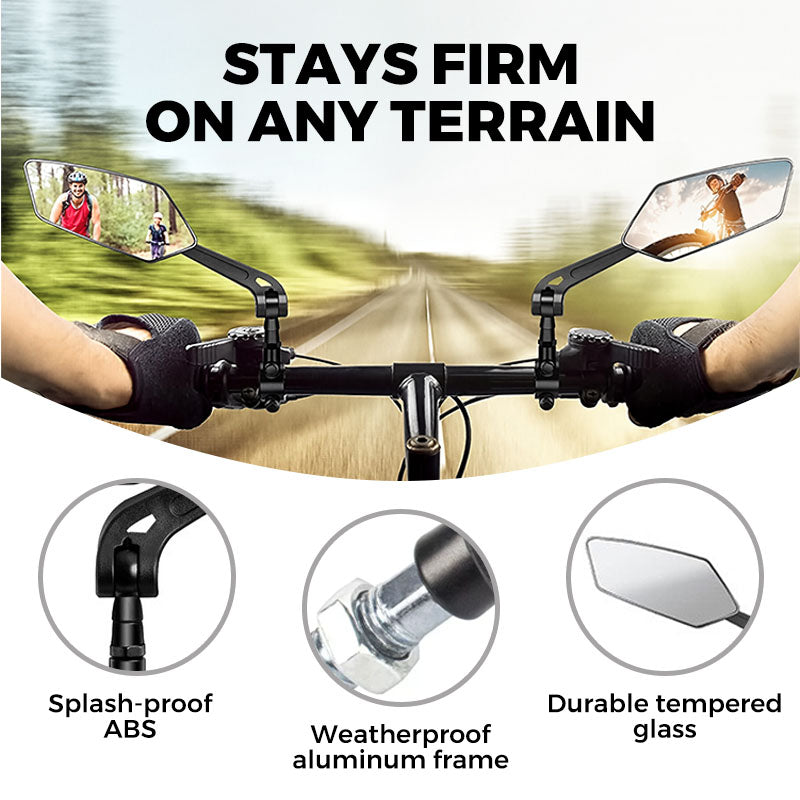 360° Rotatable Adjustable Bicycle Rearview Mirror🚴🪞