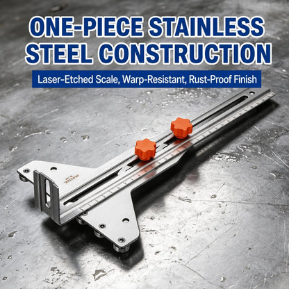 Precision Router Circle Cutting Jig – Straight Edge Woodworking Guide Tool