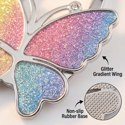 Butterfly Foldable Handbag Hook – Stylish, Portable & Non-Slip Bag Hanger