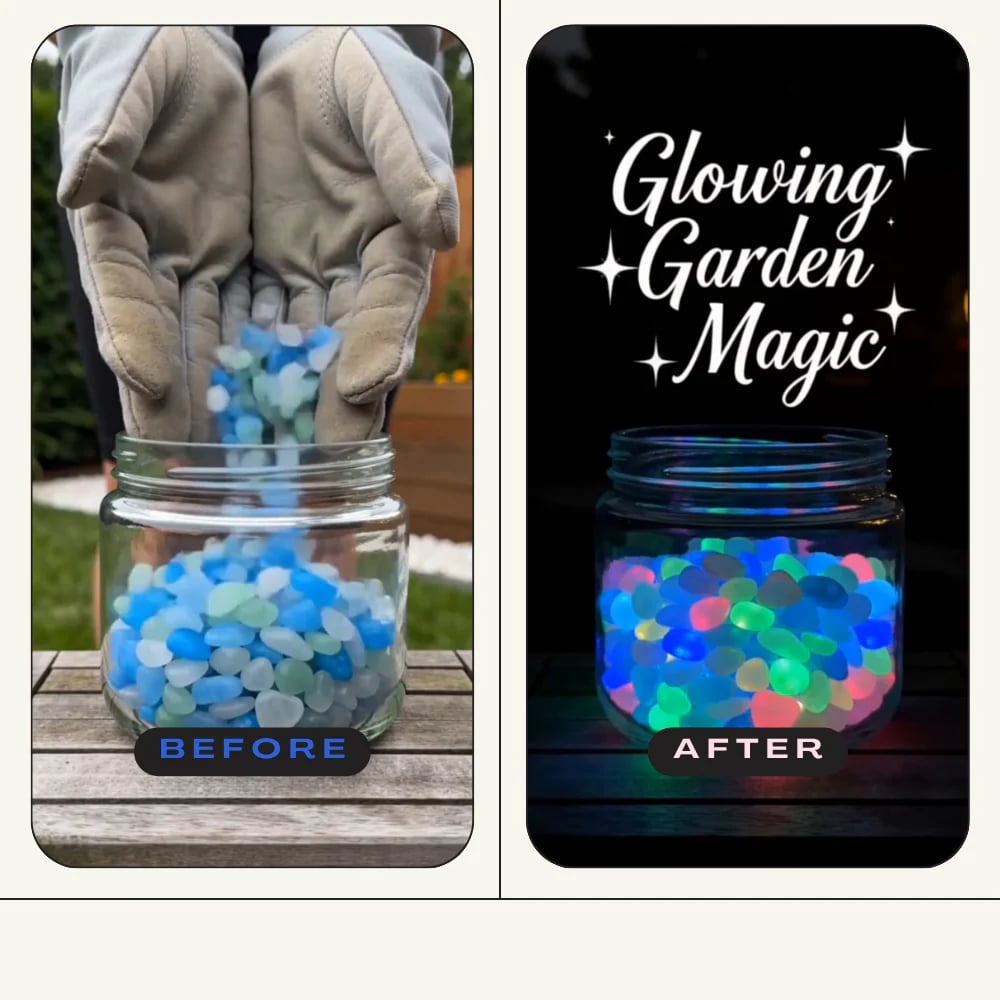 💥49%OFF💥🌈Colorful Glow-in-the-Dark Garden Stones