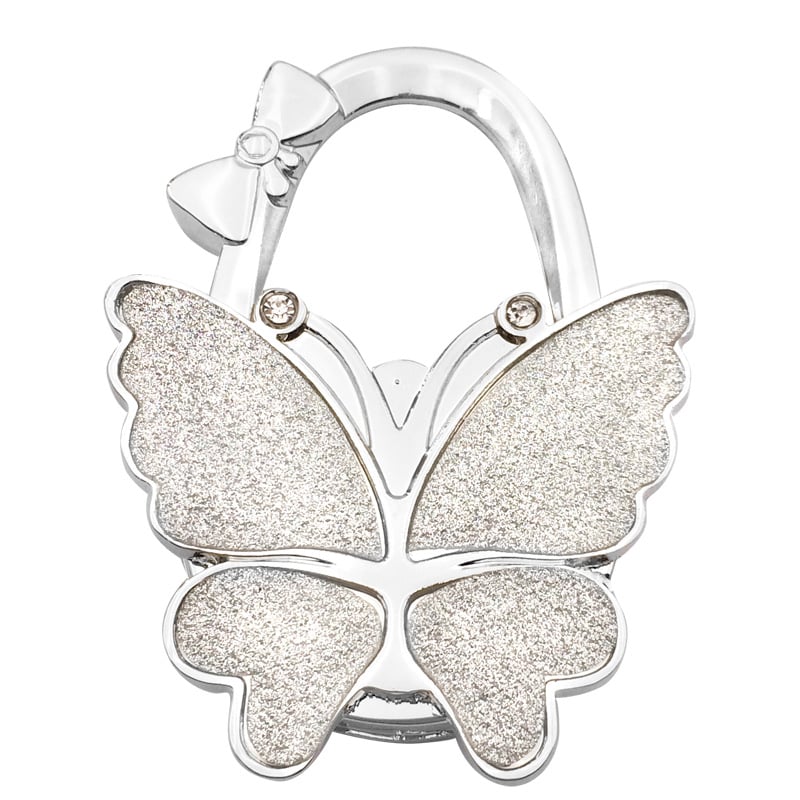 Butterfly Foldable Handbag Hook – Stylish, Portable & Non-Slip Bag Hanger