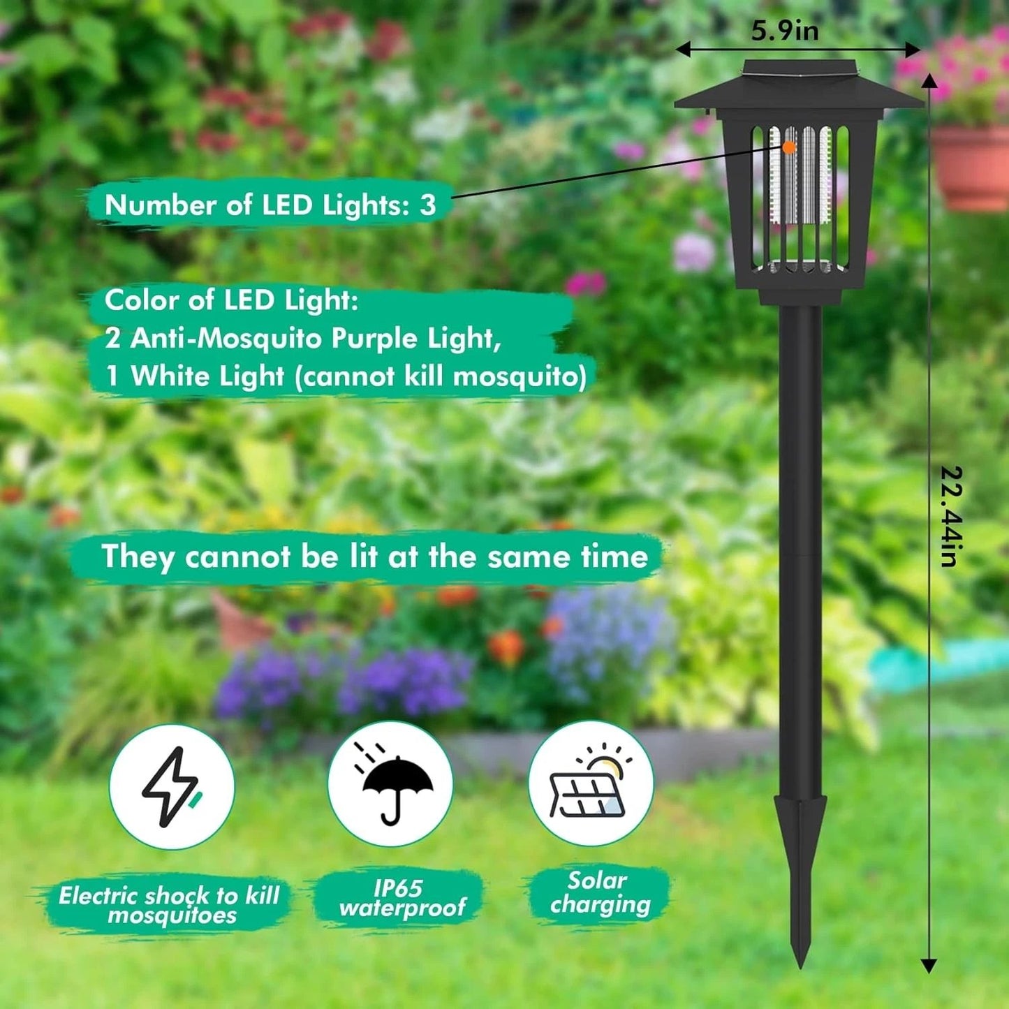 Courtyard UV Mosquito Killer Lamp🦟❌