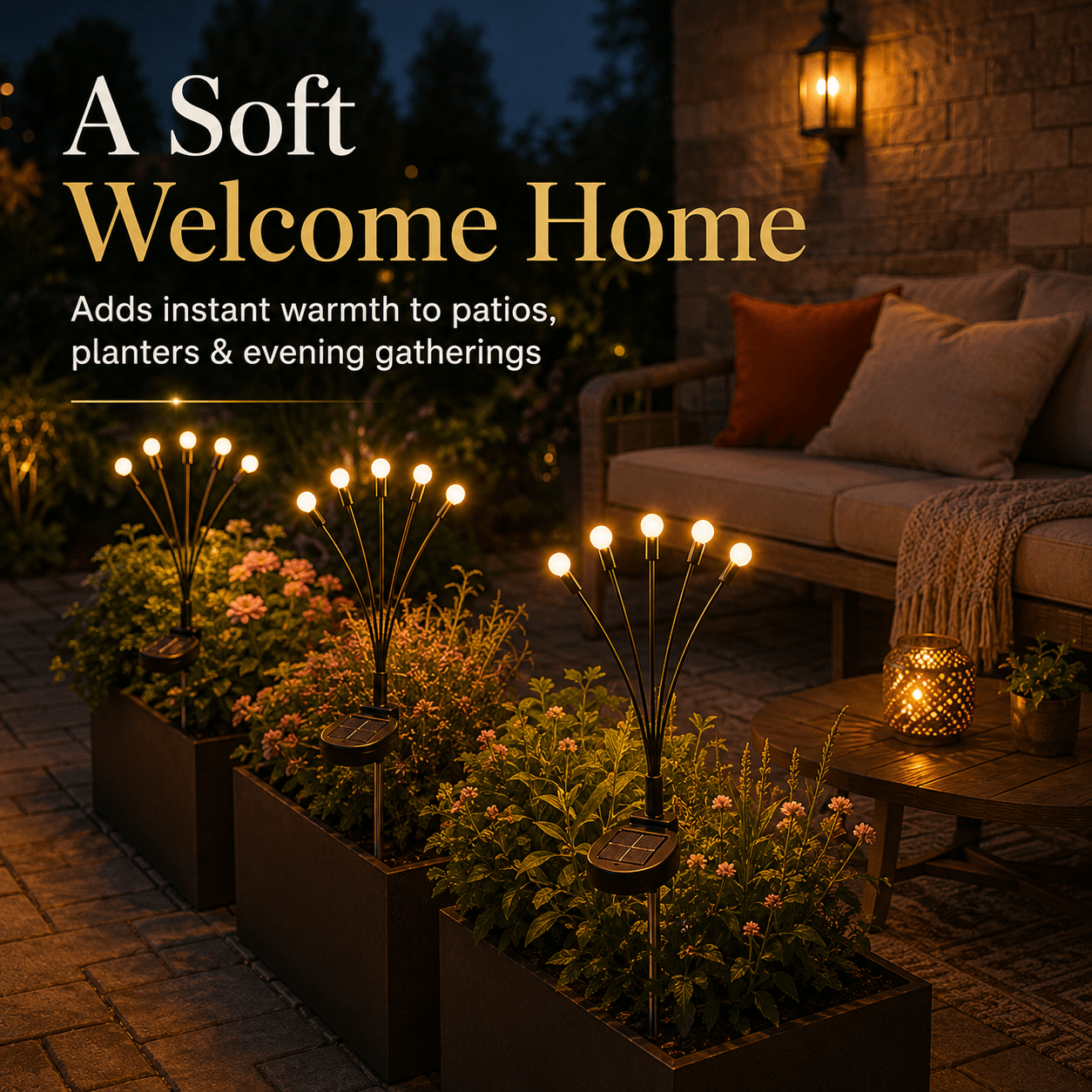 💖 Hot Sale 49%OFF✨ Solar Firefly Garden Stake Lights