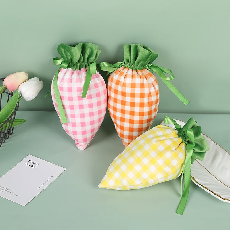 Easter Bunny Carrot Treat Bags – Festive Candy & Gift Party Favor Pouches