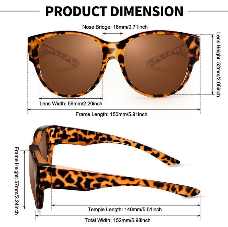 🕶️ This Week's Special Price $14.99🔥Polarized UV400 Fitover Sunglasses with Large Lens