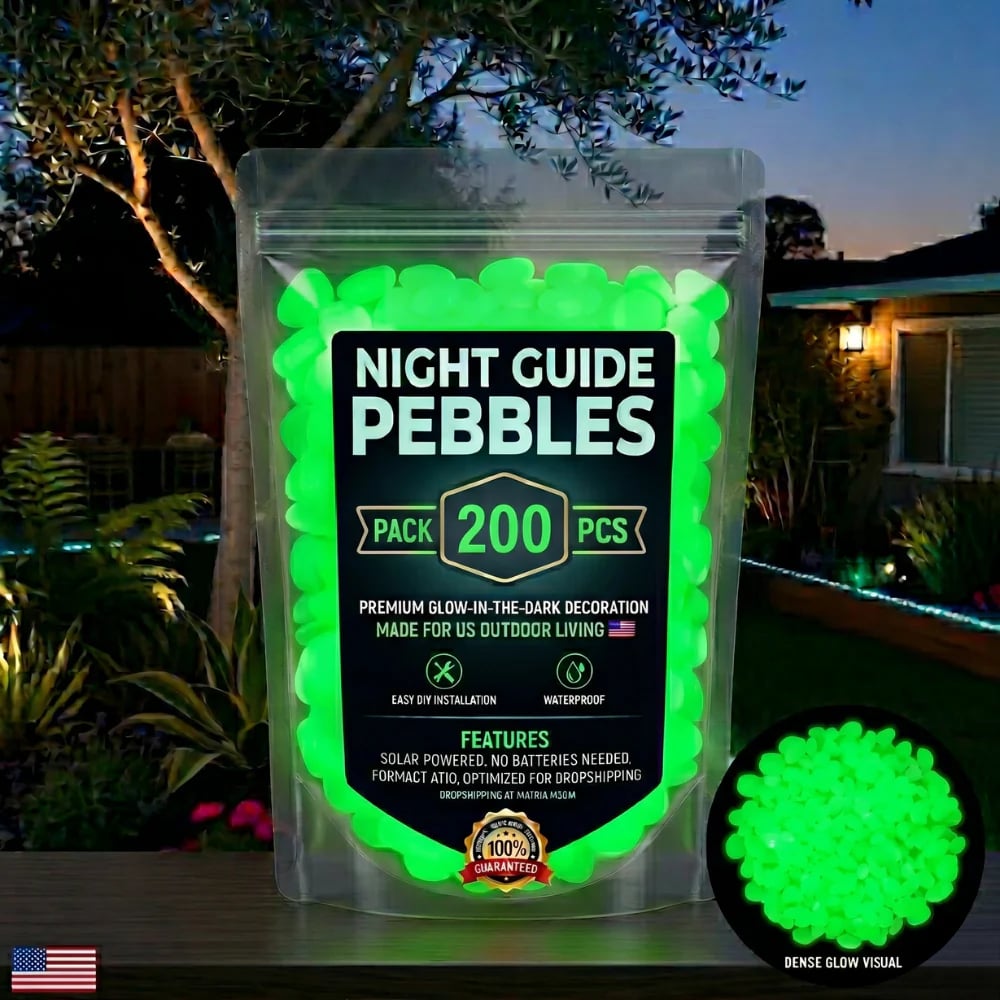 💥49%OFF💥🌈Colorful Glow-in-the-Dark Garden Stones