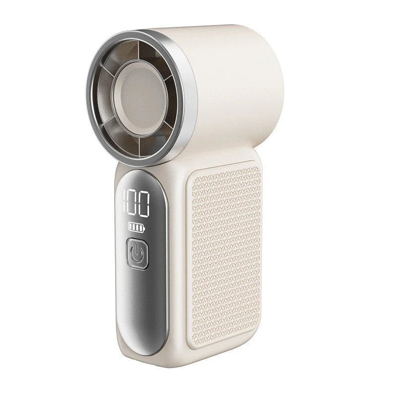 🥳2026 HOT SALE🥳💞❄️ ! Turbo Handheld Fan, 6 speeds, LED display. 3000mAh battery 🌬️✨