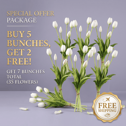 🌷 Lifelike Tulip Bouquet Décor for Every Space