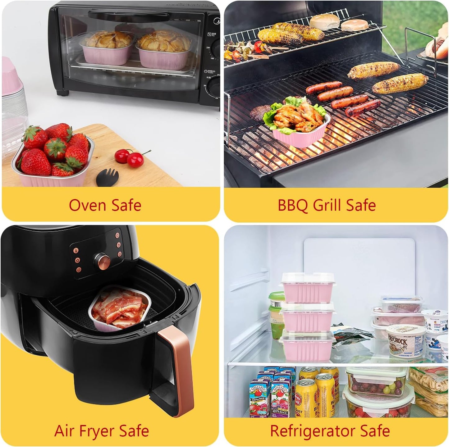 🎉120Pcs Portable Disposable Foil Cupcake Pans For Baking Picnic Party Use🍰