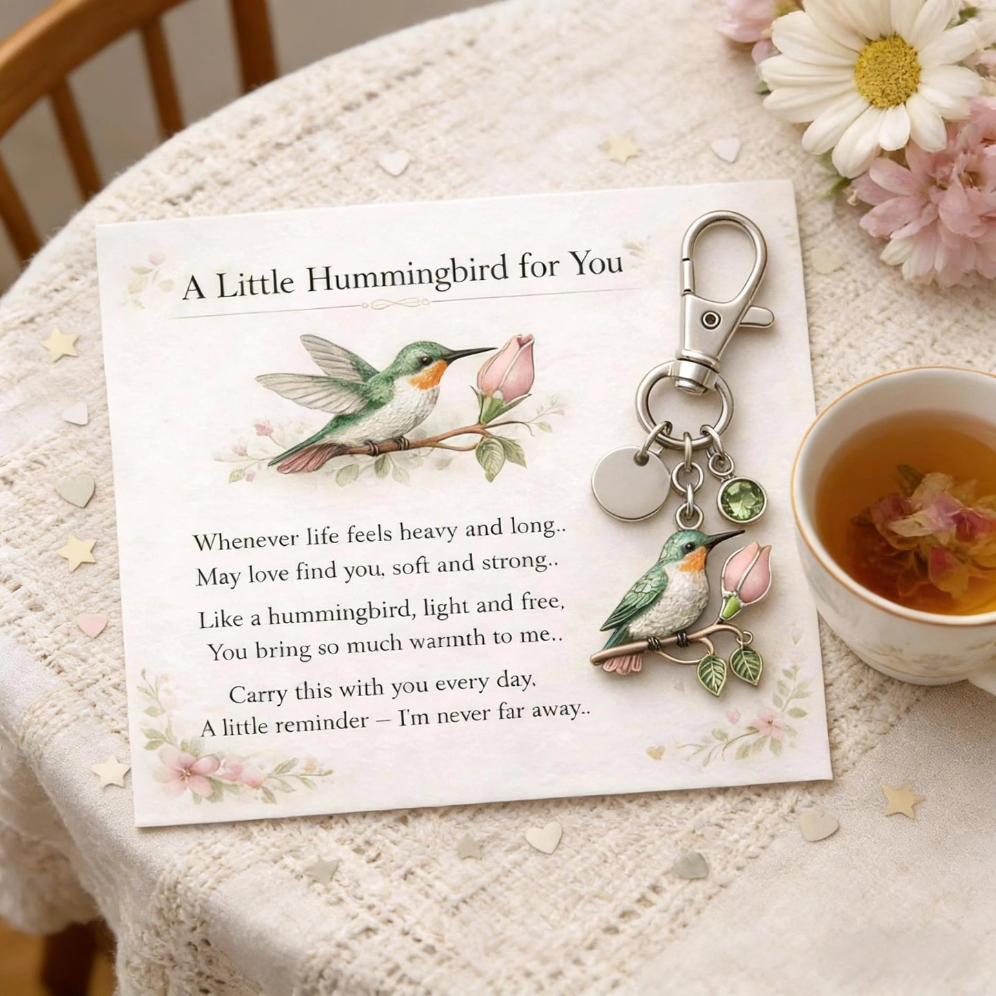 💖Mother's Day Hot Sale 49%OFF🐦Exclusive Custom Hummingbird Keychain