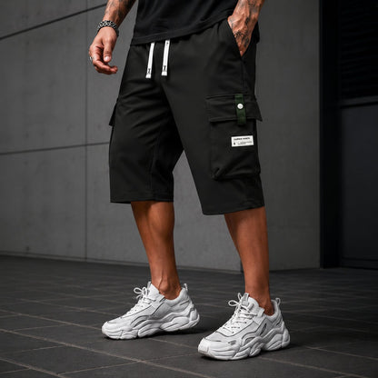 ⏳LAST DAY SALE 49% OFF !!📢Men's Casual Drawstring Capri Cargo Pants 🔥