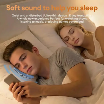 🔥🔥S1 Ultra-Thin Bluetooth Pillow Speaker with Bluetooth 6.0 - Bone Conduction Technology