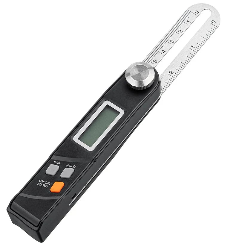 Stainless Steel 360 Degree Gauge Digital Protractor
