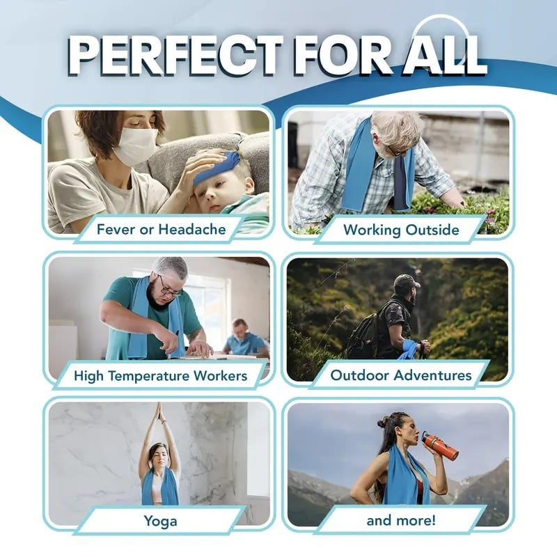 Cooling Towel – Quick Dry Sports Towel for Gym, Travel & Outdoor Activities