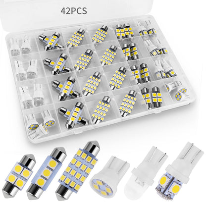 💡 42PCS Car Interior LED Light Kit – Super Bright Upgrade