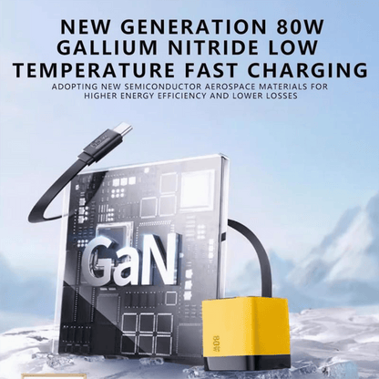✨3 in 1 Charger Retractable 80W MAX Fast