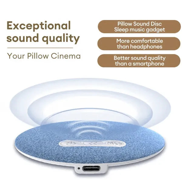 🔥🔥S1 Ultra-Thin Bluetooth Pillow Speaker with Bluetooth 6.0 - Bone Conduction Technology
