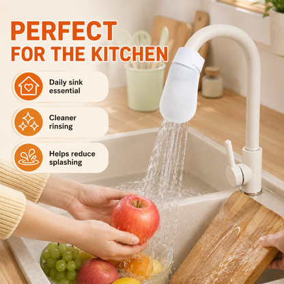 Faucet Filter Cotton – Anti-Splash Water Flow Filter Sleeve 🚰✨
