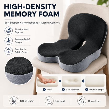 Sitting All Day? This Cushion Helps Relieve Back & Tailbone Pressure Instantly