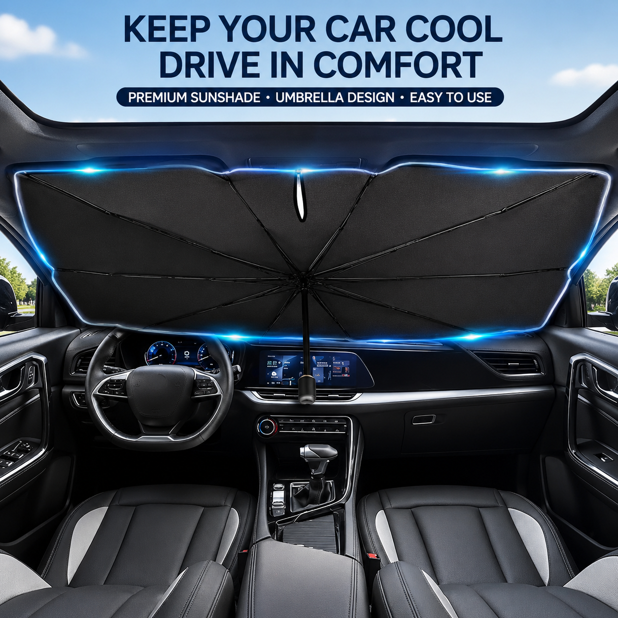 💕SunShade Foldable Heat Protector