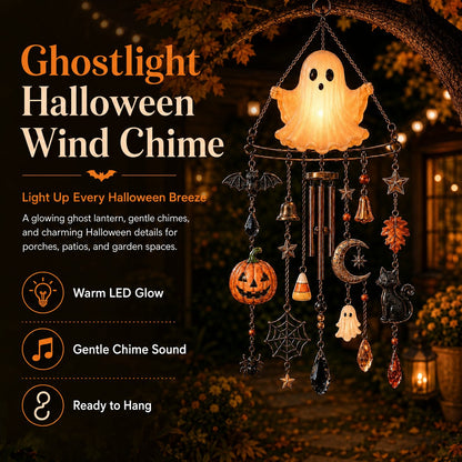 🔥Early Halloween Hot Sale 49% OFF👻 Haunted Glow Ghost Wind Chime
