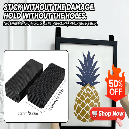 🛠️ Heavy-Duty Hook & Loop Adhesive Tape – Strong Double-Sided Sticky Mounting Strips-8YF7