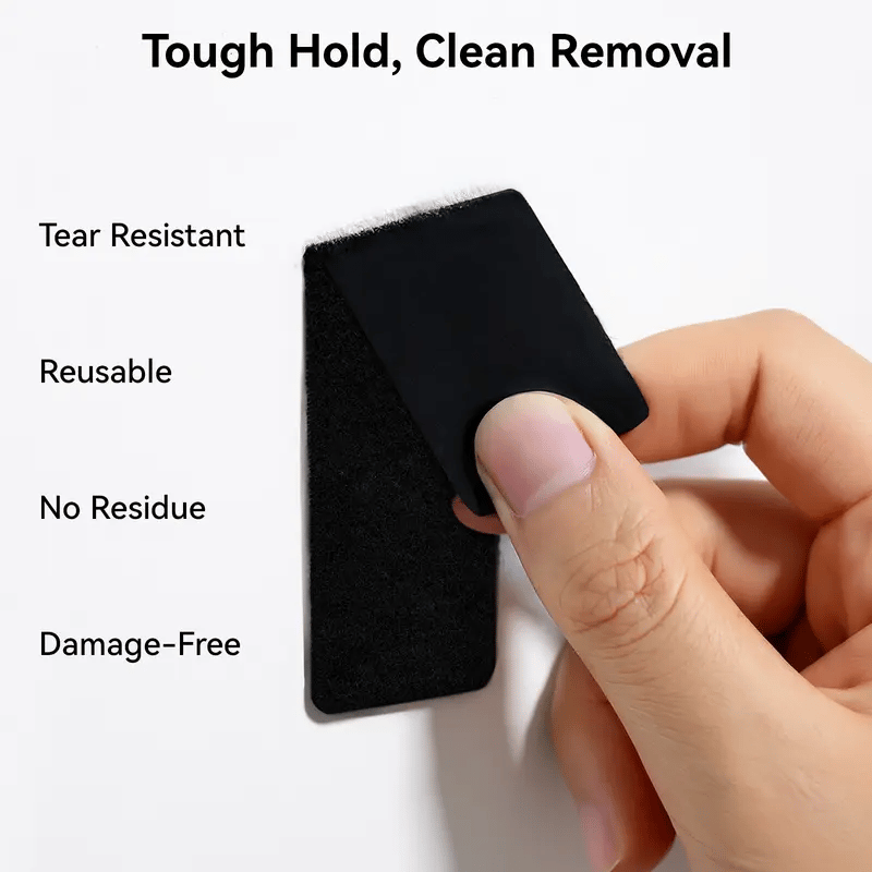 🛠️ Heavy-Duty Hook & Loop Adhesive Tape – Strong Double-Sided Sticky Mounting Strips-8YF7