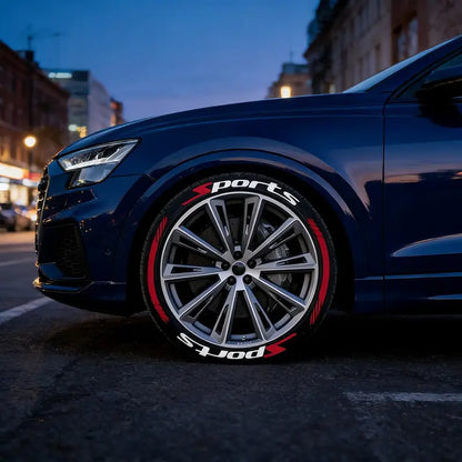 🏎️ 16PCS 3D Tire Lettering Stickers: Waterproof Universal Wheel Sidewall Decals! 🔥