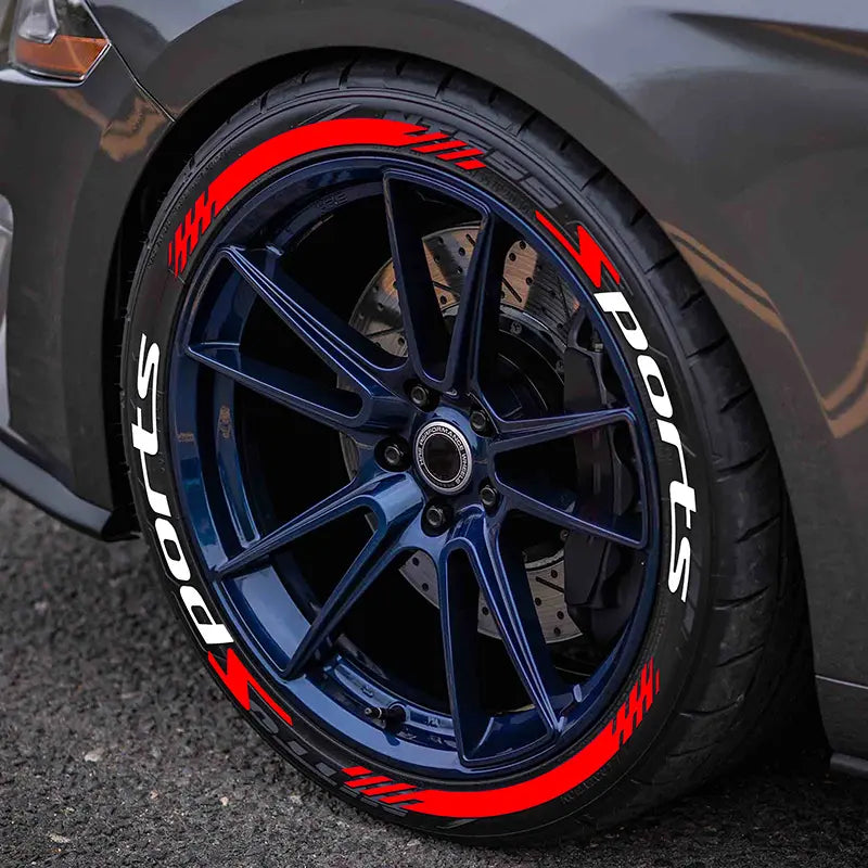 🏎️ 16PCS 3D Tire Lettering Stickers: Waterproof Universal Wheel Sidewall Decals! 🔥