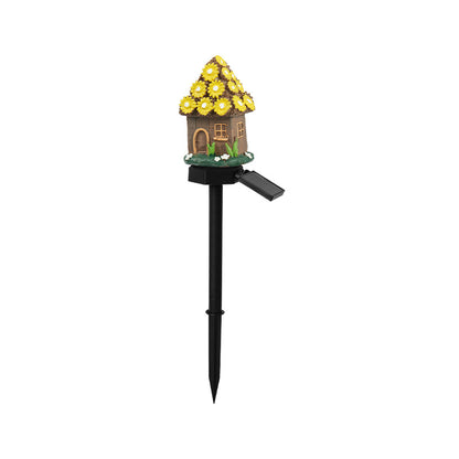 🍄✨ Turn Your Backyard Into An Enchanted Fairy Forest! Solar Mushroom Cottage Garden Light