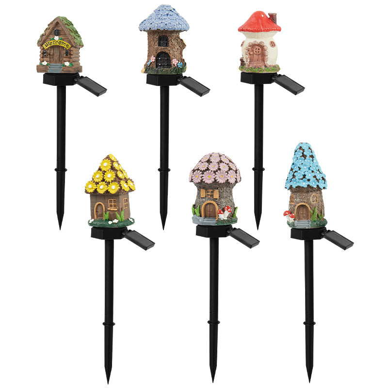 🍄✨ Turn Your Backyard Into An Enchanted Fairy Forest! Solar Mushroom Cottage Garden Light
