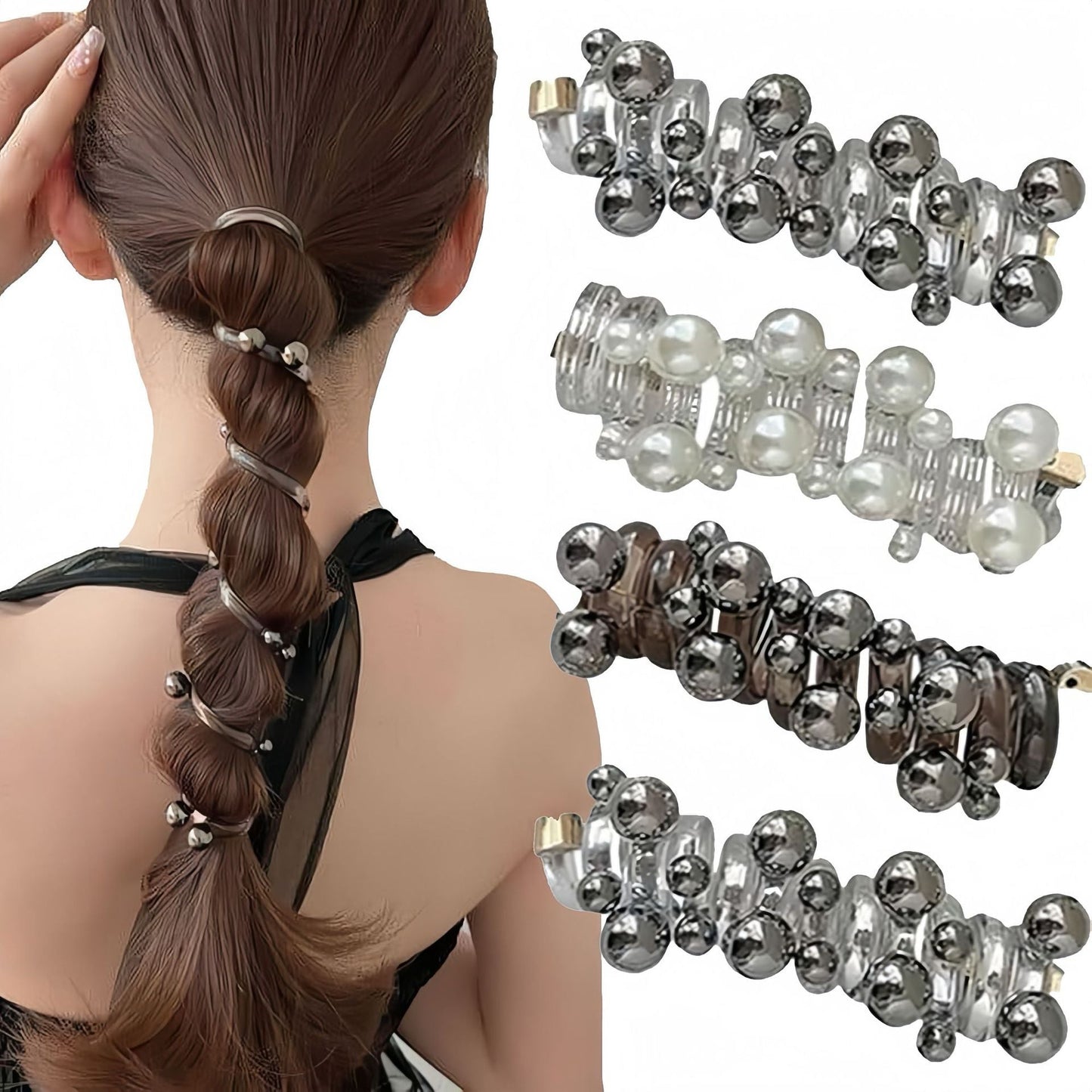 🎉🎁No Damage Soft Elastic Spiral Hair Ties