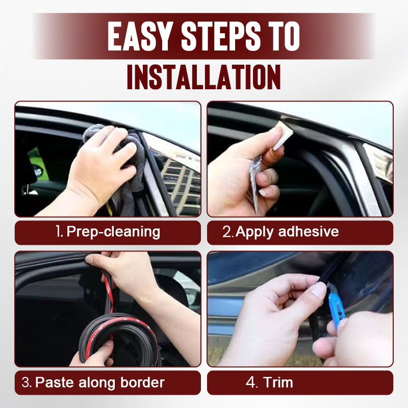 💥🚗🛡️ BUY MORE, SAVE MORE! 49% OFF Car Noise Reduction Seals – Block wind & dust, enjoy a quieter ride. Easy peel-and-stick install. 🔇💰