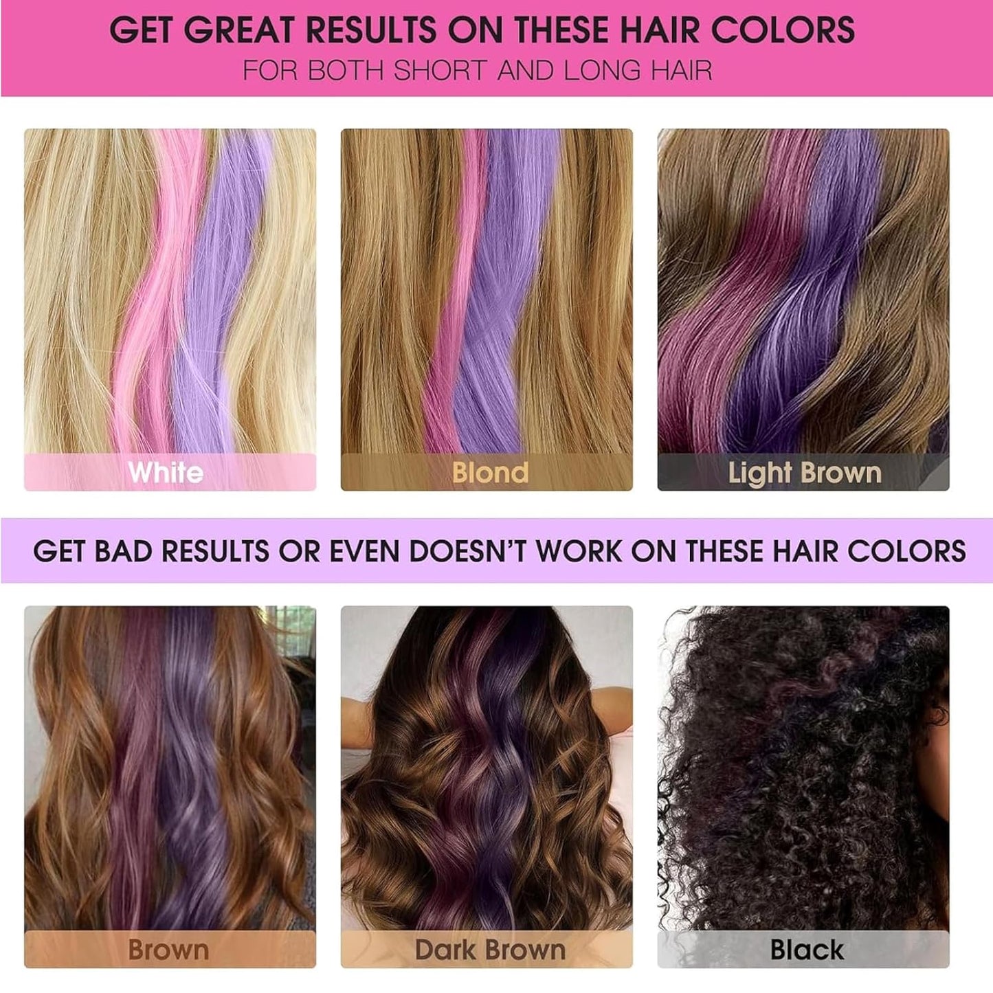 🎅Christmas Pre-sale✨Festive Fun Hair Chalk Combs