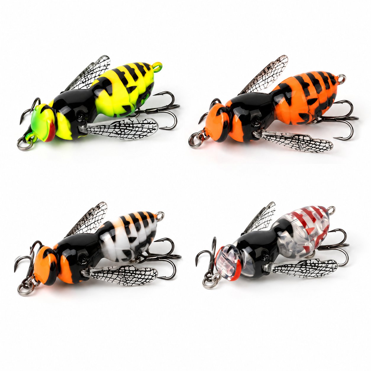 ⏰ Last Day 49% OFF – 🐝 Bionic Wasp Topwater Lure That Triggers Explosive Strikes